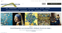 Desktop Screenshot of amsterdam-postcards.com